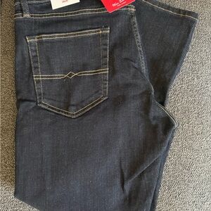 Lucky Brand Men's Dark Blue Straight Jeans